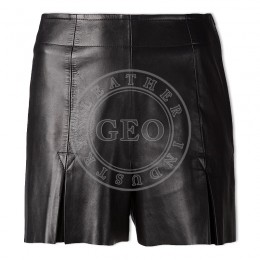 Ladies New Style Latest Fashion Leather Shorts